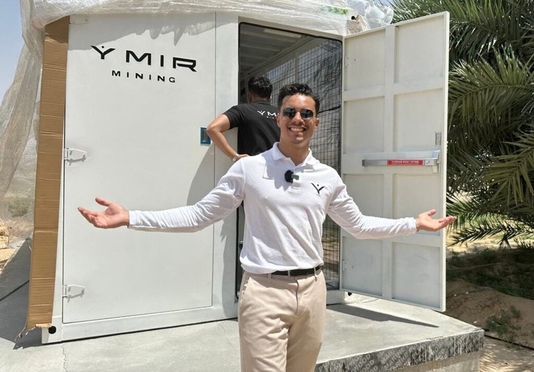 Ymir mining container deployed in the Middle East